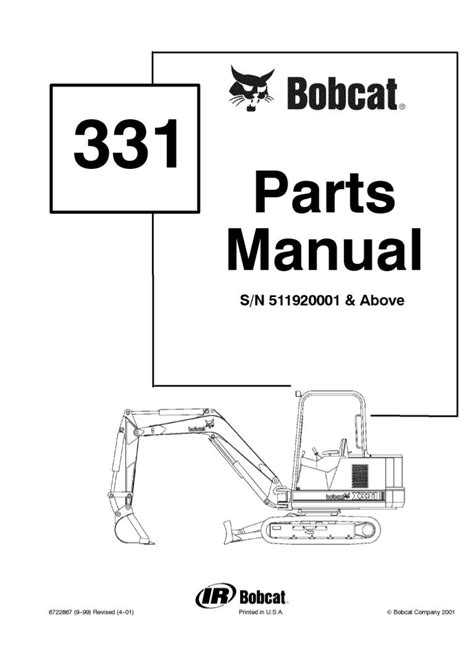 bobcat excavator parts lookup